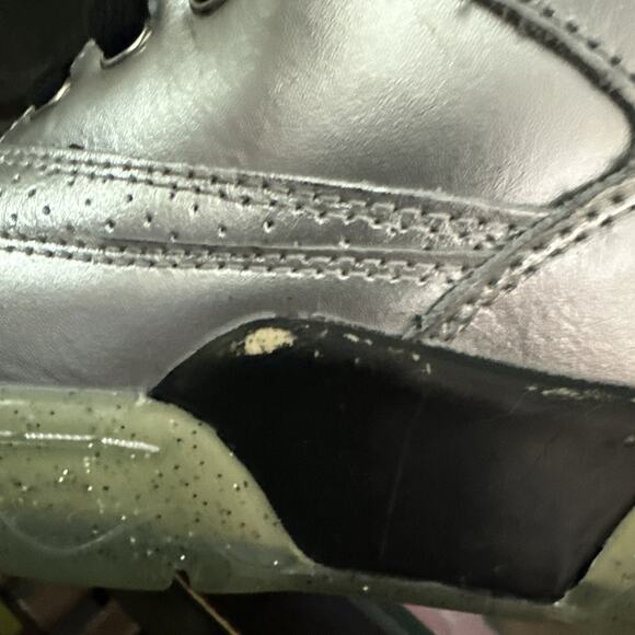 Patrick Ewing 33 Hi High Top Silver Basketball Shoes 1EW90148-057 Men’s size 8 - Picture 9 of 15